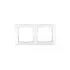 hager Berker, Ramka 2-krotna, śnieżnobiały, B.Kwadrat (5310128989)