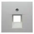 HAGER BERKER KWADRAT Element centralny do gniazda przyłączeniowego UAE 1-krotnego, śnieżnobiały,(5314078989)