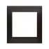 Osp.uzup.Premium Ramka 1-krotna uniwersalna IP20 / IP44, antracyt (met.) (DR1/48)