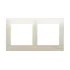 Osp.uzup.Premium Ramka 2-krotna uniwersalna IP20 / IP44, krem (DR2/41)