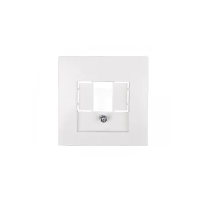 HAGER BERKER KWADRAT Element centralny do gniazda TAE i głośnikowego, śnieżnobiały(5310338989)