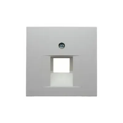 HAGER BERKER KWADRAT Element centralny do gniazda przyłączeniowego UAE 1-krotnego, śnieżnobiały,(5314078989)