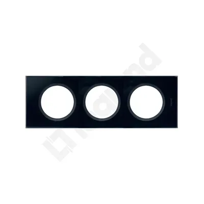 CELIANE - RAMKA SZKŁO CZARNY GRAFIT POTRÓJNA POZIOMA/PIONOWA (069303)