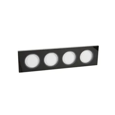 CELIANE - RAMKA SZKŁO CZARNY GRAFIT POCZWÓRNA POZIOMA/PIONOWA (069304)