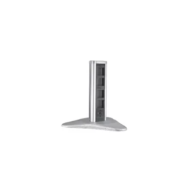 HI-UP, kolumna wolnostojąca do montażu 4 modułów o wymiarach 45x45 mm. Przycisk "ON/OFF". Wysokość: 372 mm. Kolor: szary-czarny. KP-10.01