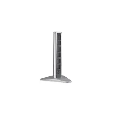 HI-UP, kolumna wolnostojąca do montażu 6 modułów o wymiarach 45x45 mm. Przycisk "ON/OFF". Wysokość: 500 mm. Kolor: szary-czarny. KP-10.02