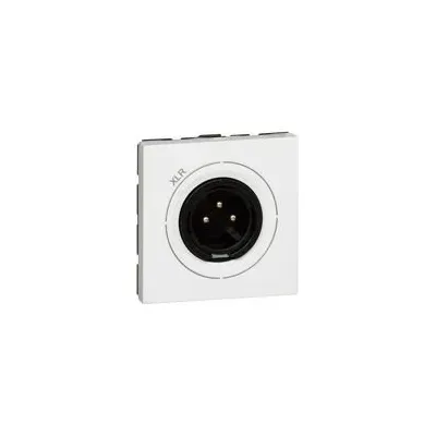 LEGRAND-078756 MOSAIC GNIAZDO AUDIO XLR-3 - 2 MODUŁY BIAŁE MĘSKIE NEUTRIK (078756)