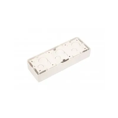 LEGRAND Osprzet elektroinstalacyjny MOSAIC
Mosaic45 Puszka natynkowa 8-krotna biała 080286