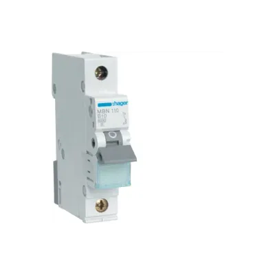HAGER MCB Wyłącznik nadprądowy 6kA 1P B 10A MBN110E 