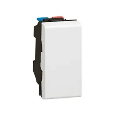 LEGRND-078714 MOSAIC PRZYCISK JEDNOBIEGUNOWY - 1 MODUŁ BIAŁY ANTYBAKTERYJNY 6X-250V~ (078714)