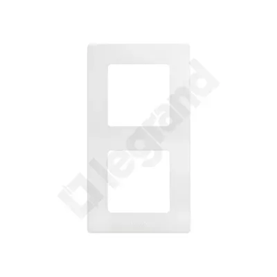 Osprzęt elektroinstalacyjny NILOE- RAMKA PODWÓJNA BIAŁA (665002)