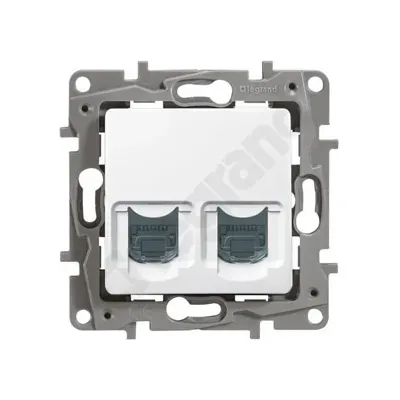 NILOE - GNIAZDO RJ12+RJ45 KAT. 5 UTP BIAŁE (664772)