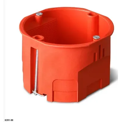 ELEKTRO-PLAST NASIELSK Puszka p/t PK-60F do ścian pustych IP 20 Ceglasty RAL 2012 (0201-00)
