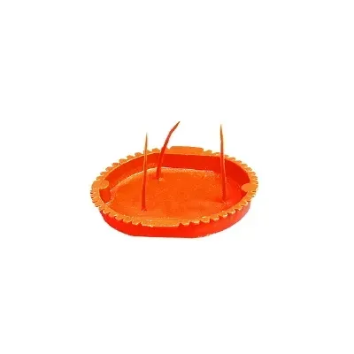 SIMET Pokrywa sygnalizacyjna z tzw. "wąsami" (do puszek podtynkowych fi 60mm) - (kolor pomarańczowy) PS60 (37083008)