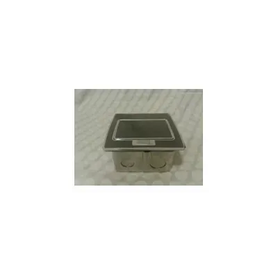 POP-UP, 1,5 modułu 45x45 mm. Wymiary: zewnętrzne 120x120 mm, montażowe 101x151 mm. Kolor: szary. PP.10.03