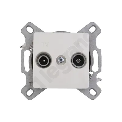 Osprzęt elektroinstalacyjny CARIVA- GNIAZDO TV-RD KOŃCOWE KREM (773733)