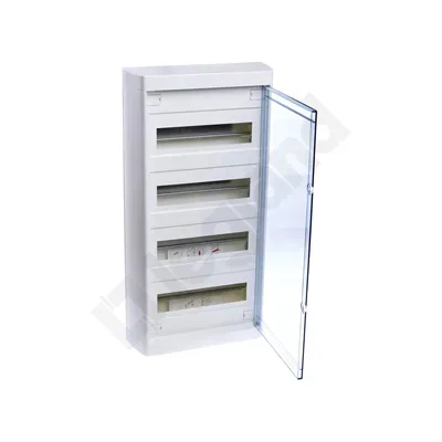 ROZDZIELNICA NEDBOX 4 X 12 DRZWI TRANSPARENTNE (601249)