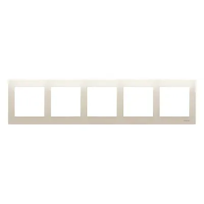 Osp.uzup.Premium Ramka 5-krotna uniwersalna IP20 / IP44, krem (DR5/41)