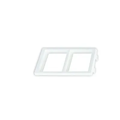KONTAKT-SIMON S.A. CONNECT Adapter CIMA na 2 moduły K45 (45x45mm) poziomo, czysta biel (S66/9)