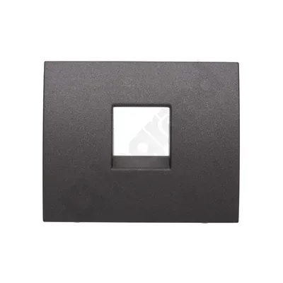 Osprzęt elektroinstalacyjny SISTENA-SISTENA LIFE PLAKIETKA CHOCO DO POJEDYNCZEGO GNIAZDA TELEFONICZNEGO (771295)