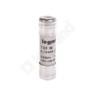 Wkładki bezpiecznikowe przemysłowe- . CYL. GL 6 A 10,3 X 38 HPC (013306)